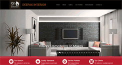 Desktop Screenshot of deepakinterior.com